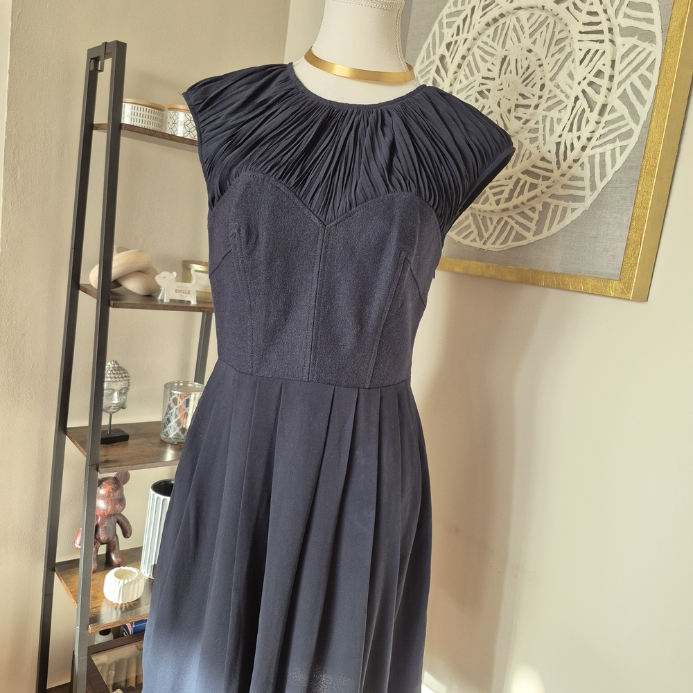 Elegant TED BAKER Navy Blue Dress